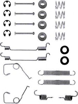 HELLA PAGID 8dz355200221 -  Комплектующие, тормозная колодка